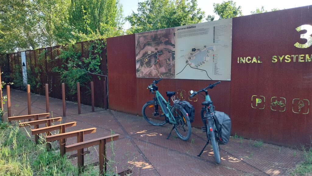 Area di sosta ex cava INCAL, ciclabile del Marecchia.