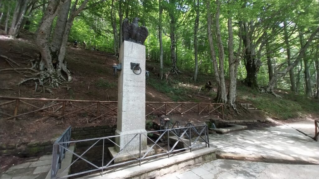 Sorgenti del Tevere al Monte Fumaiolo.